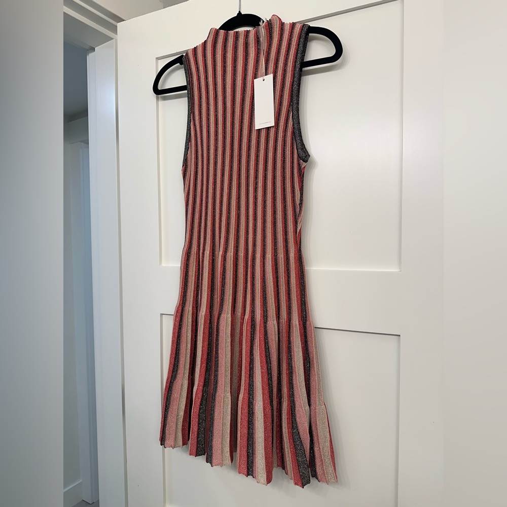 VICI Striped Metallic Knit Mini Dress - Picture 6 of 12